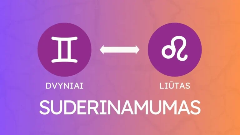 Dvyniai Ir Liutas Suderinamumas