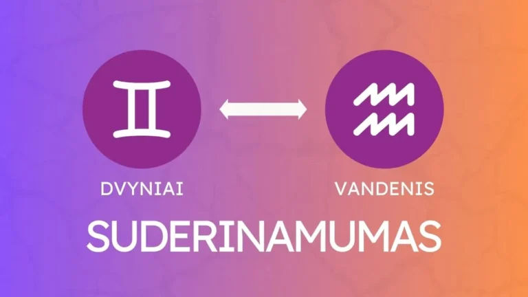 Dvyniai Ir Vandenis Suderinamumas