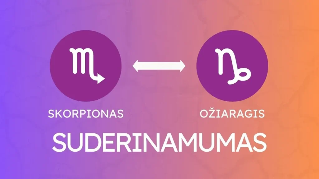 Skorpionas Ir Oziaragis Suderinamumas